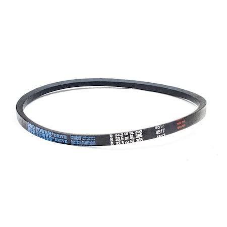D&D B33.5/5L365 Classical V-Belt, 36 1/2 in Outside Length, 21/32 in Top Width, 1 Ribs B33.5/5L365